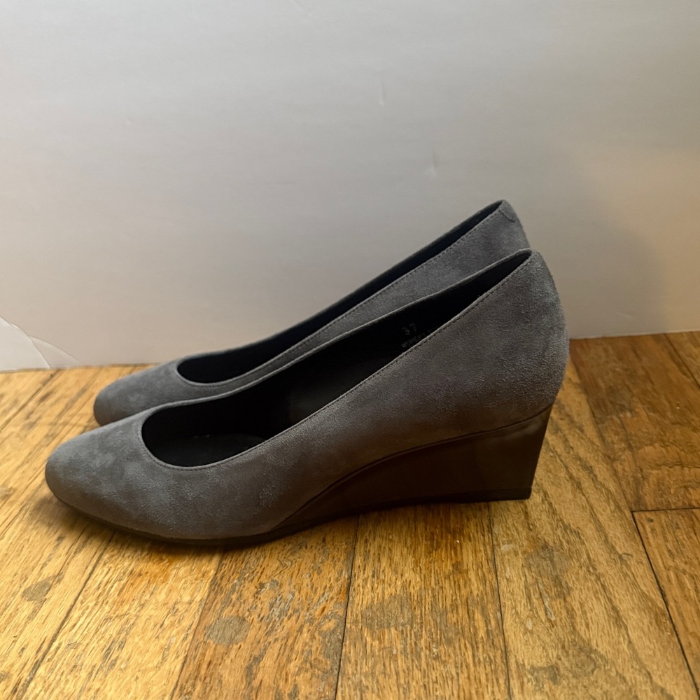 NEW unworn Tod’s grey suede wedges size 37 - Picture 6 of 12